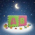 ABC Puzzle Mat Large Capital Small Alphabetes