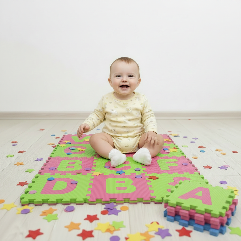 ABC Puzzle Mat Large Capital Small Alphabetes