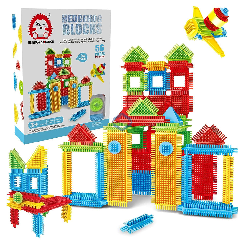 HEDGEHOG BRISTLE SHAPE BLOCKS 58PCS