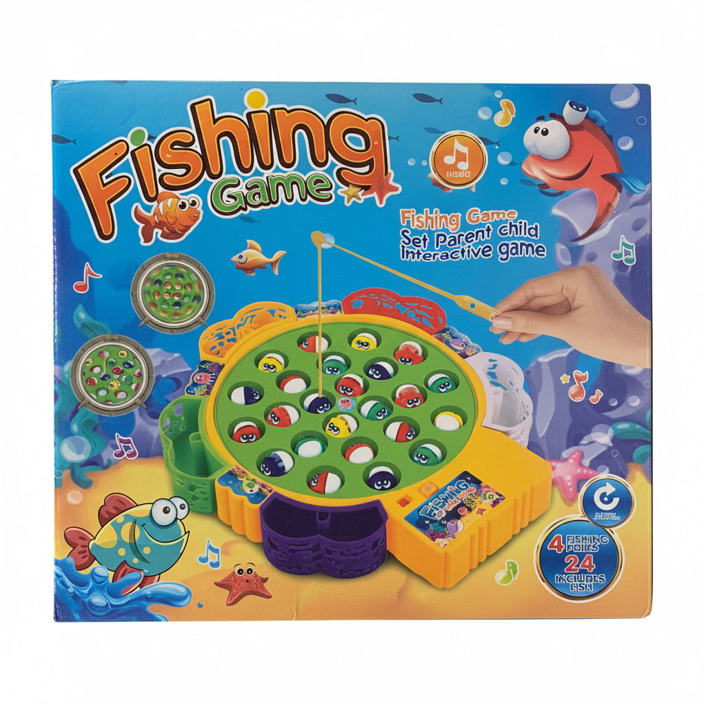Fishing Musical Game with 24Fishes Hole