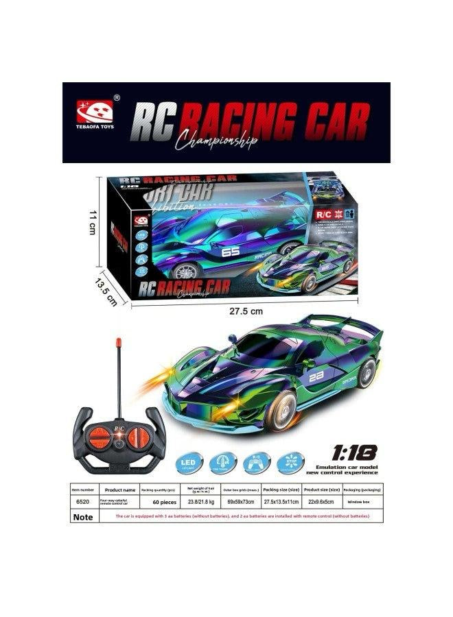 Remote Control Metallic Colour Racing Car